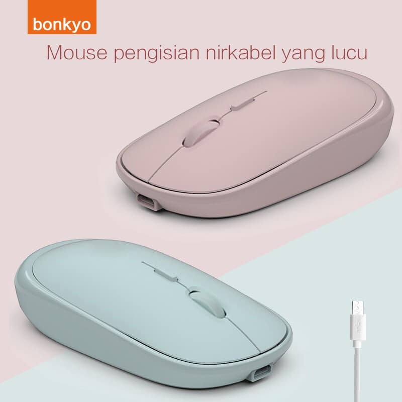 Bonkyo Wireless Optical Mouse Dan Minimalism - MSE6